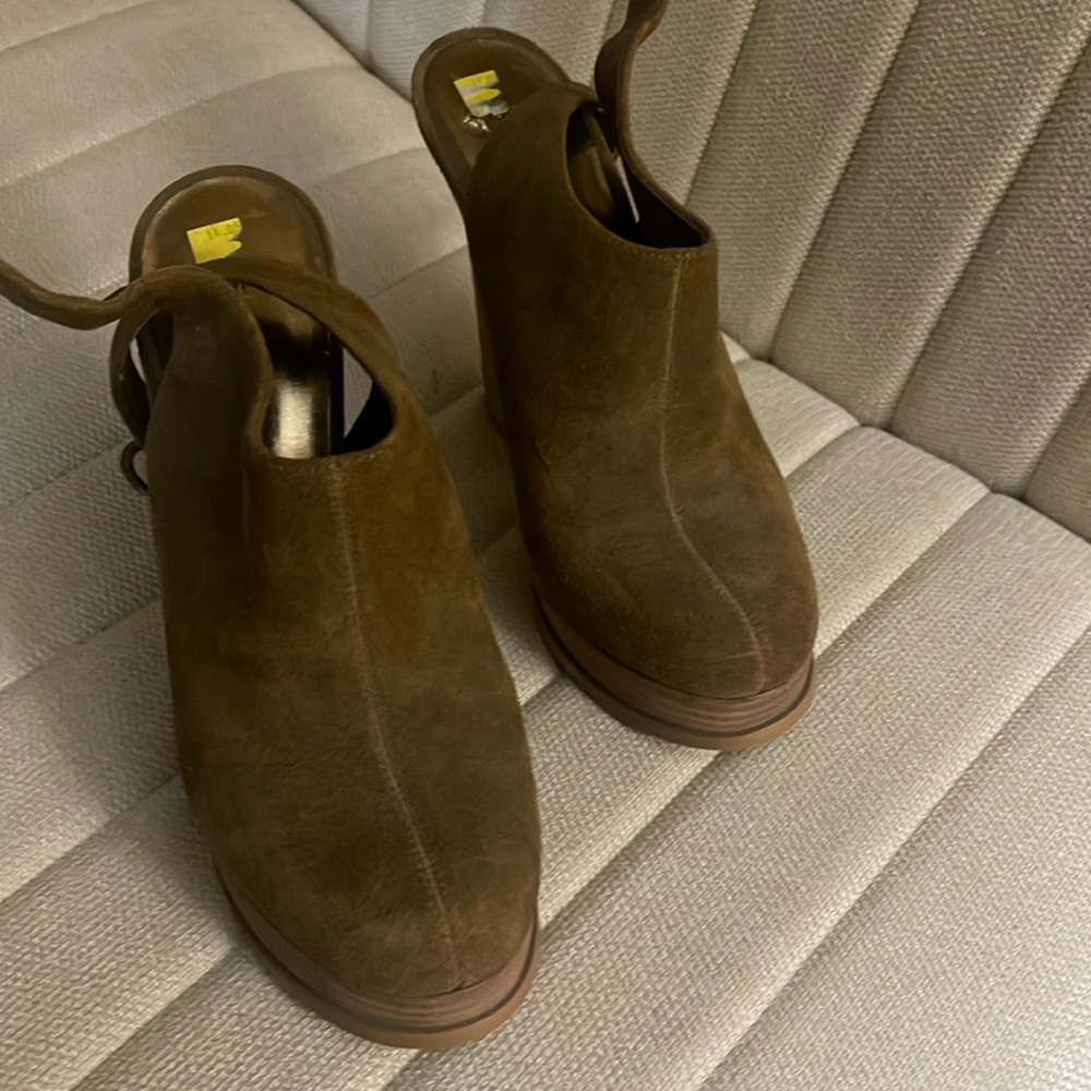 Michael Olive Sued Shoes
